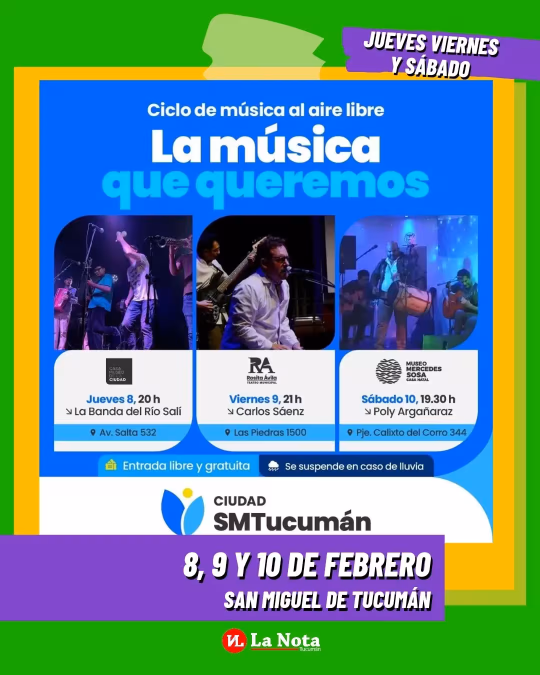 Ciclo de música al aire libre La música que queremos