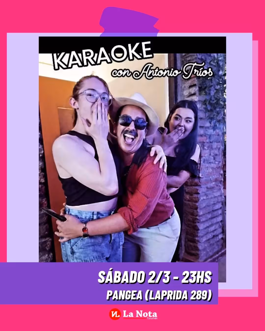 Karaoke con Antonio Tríos