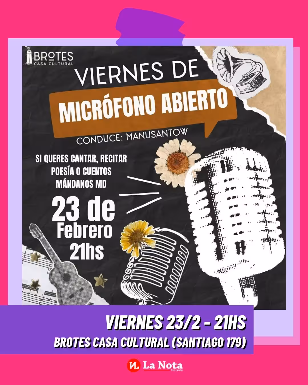 Viernes de micrófono abierto