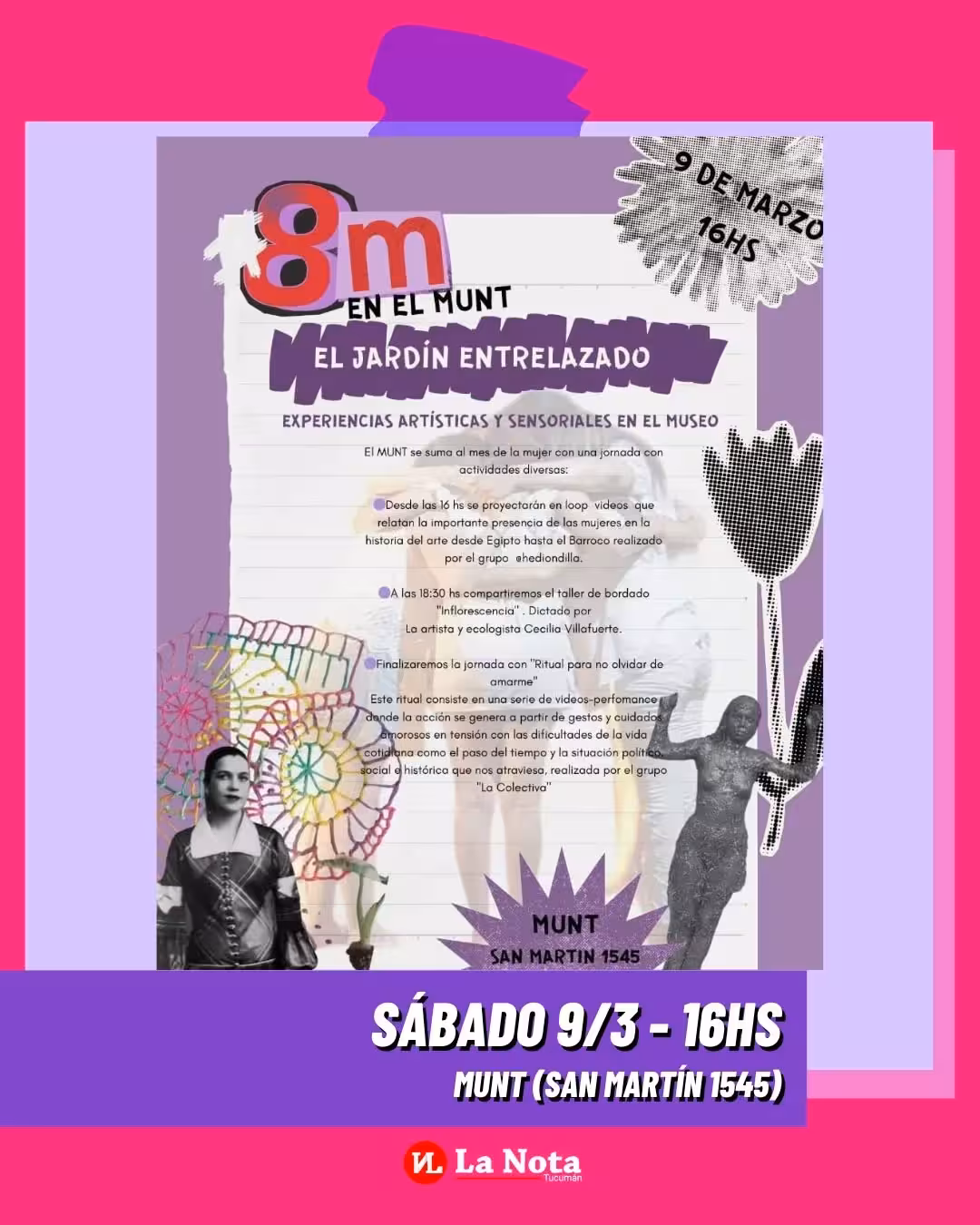 8M en el MUNT: El jardín entrelazado