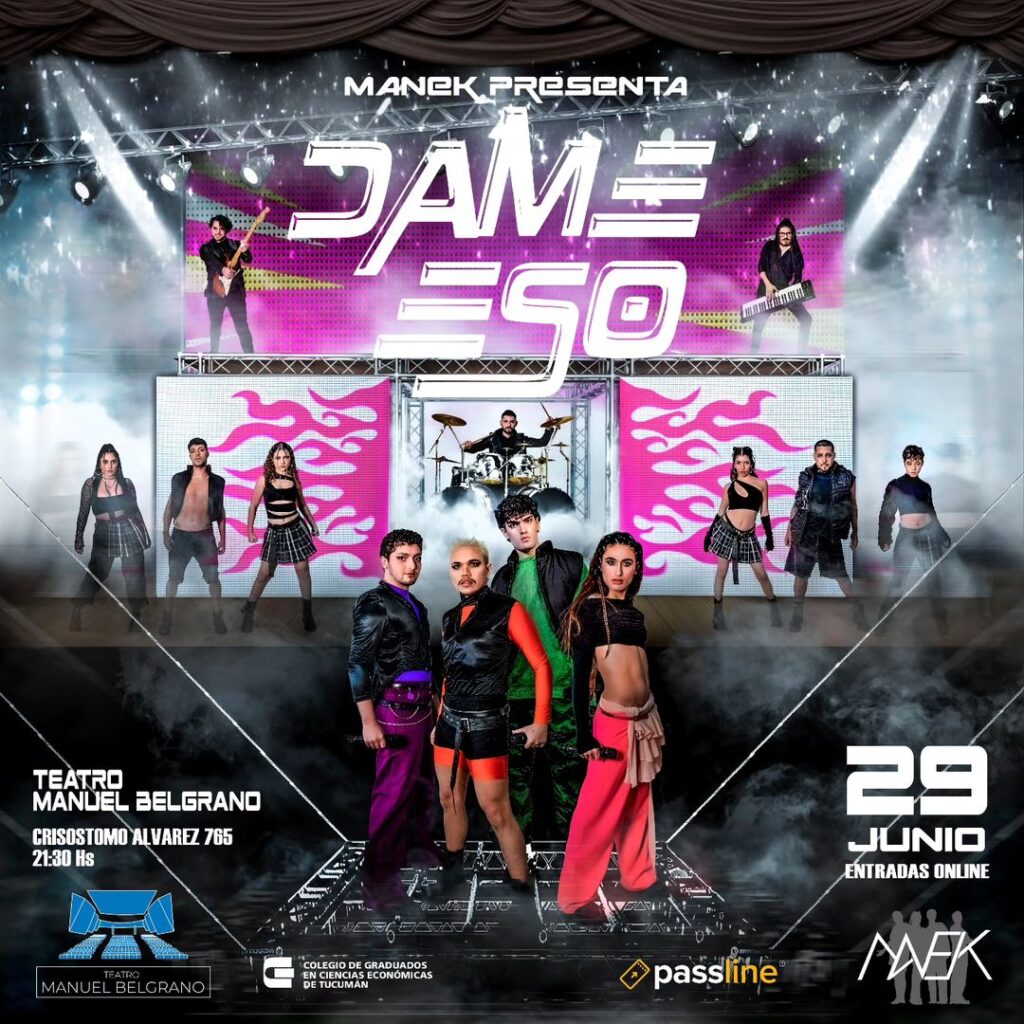 Manek, la banda de pop tucumano llega al Teatro Manuel Belgrano 6 manek 3