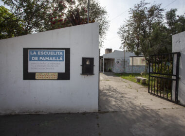 Ingreso al Espacio para la Memoria La Escuelita de Famailla