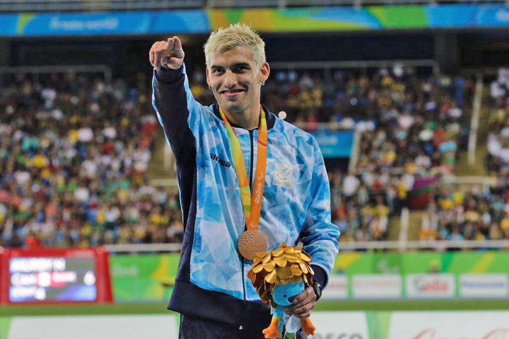 Comienzan los Juegos Paralímpicos París 2024 7 RIO2016 ATLETISMO Hernan Barreto 100m final BRONCE 05