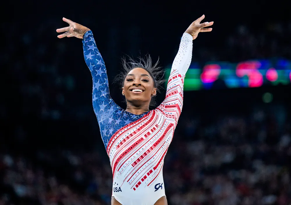 Simone Biles Wins Individual All Around Final at the Paris Olympics 1