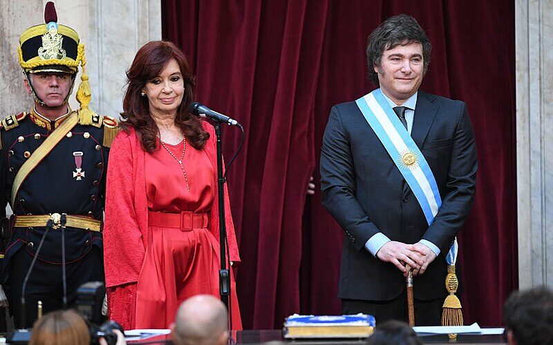 Cristina Fernandez de Kirchner y Javier Milei