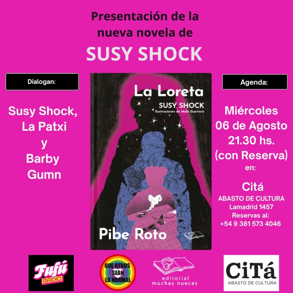 Susy Shock llega a Tucumán con literatura, música y revolución travesti 6 WhatsApp Image 2025 07 24 at 15.24.00