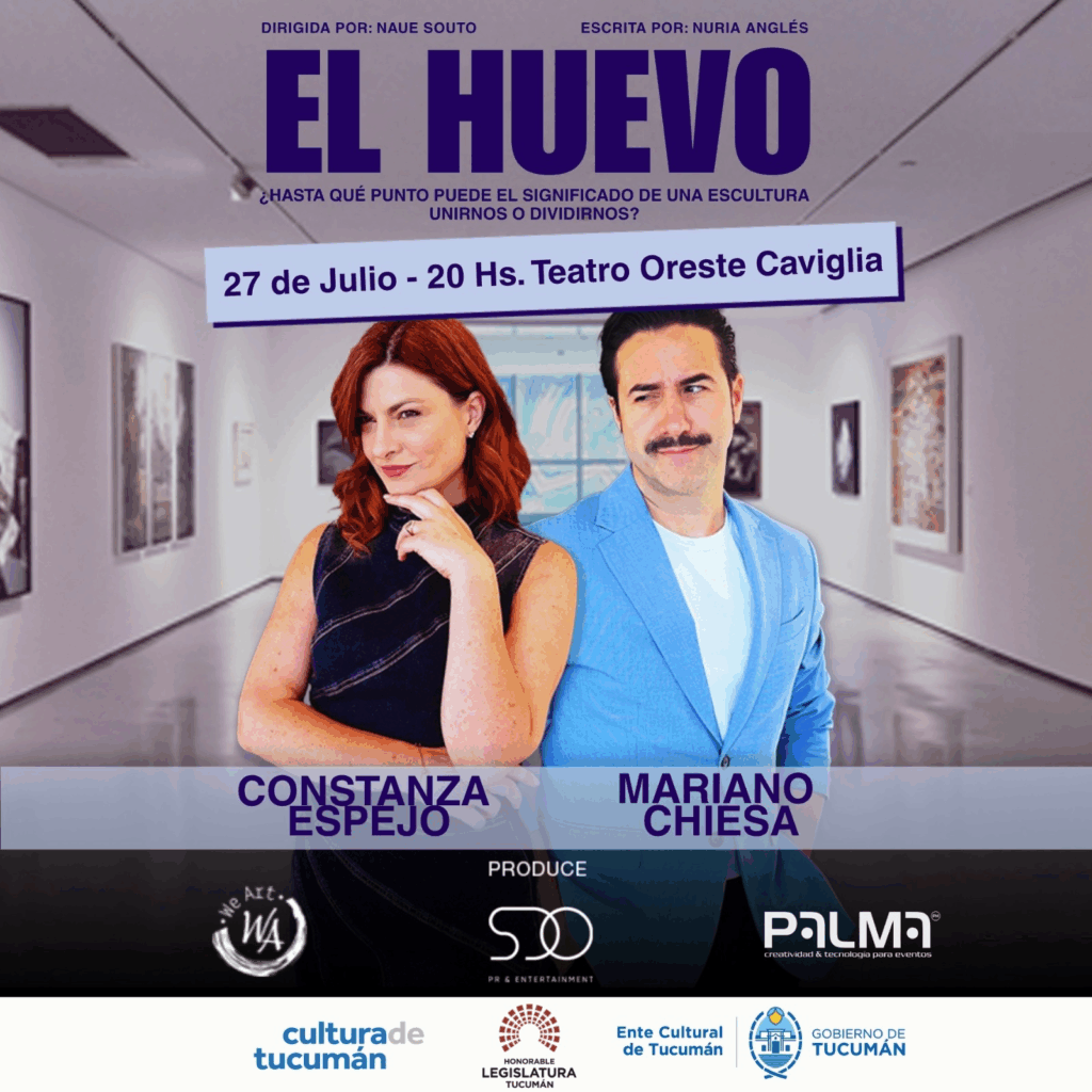 Llega "El Huevo" a Tucumán, la premiada obra de Constanza Espejo y Mariano Chiesa. 6 image 1