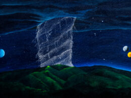 Natalia Lipovetzky. Casa 9 2025. Acrilico sobre tela. 40 x 70 cm